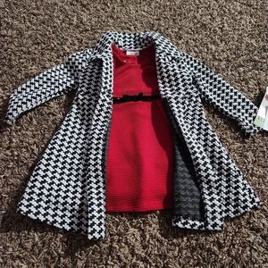 Formal dress with coat